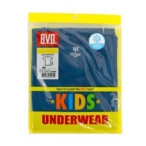 BVD 雙彩透涼童圓領短袖衫-顏色隨機出貨<10>